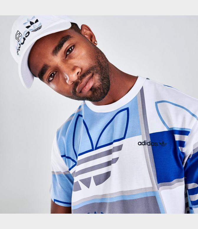 Men's adidas Originals Logo Play Allover Print Graphic T-Shirt Men's adidas Originals Logo Play Allover Print Graphic T-Shirt