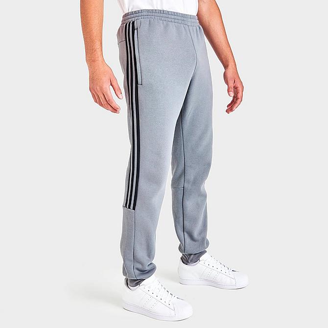 Back Left view of Men's adidas Nutasca Jogger Pants in Grey Click to zoom