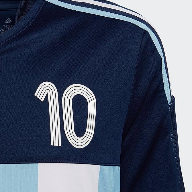 Product 3 view of Kids' adidas Messi Tiro Number 10 Training Jersey in Night Indigo Click to zoom