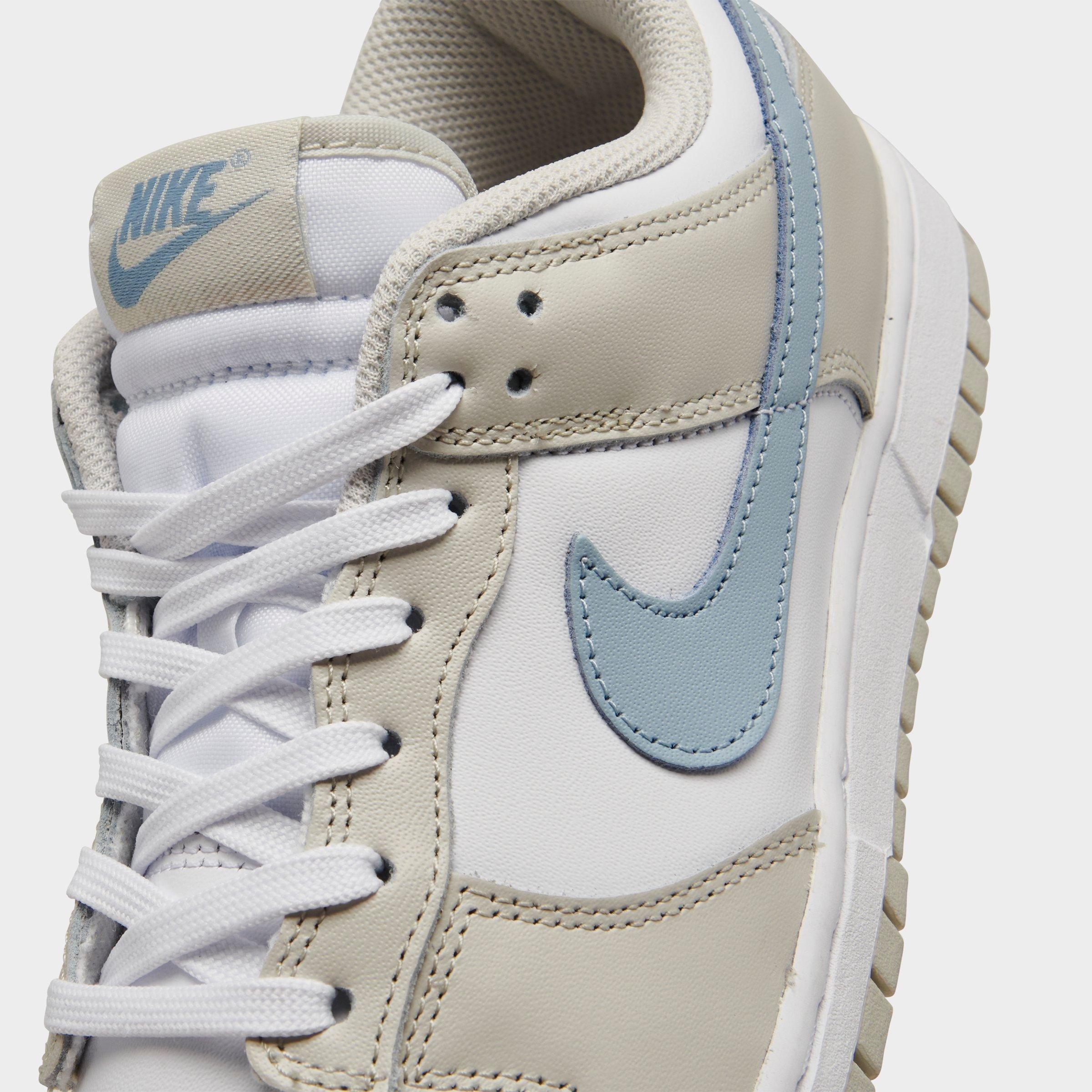 Nike Dunk Low Light Bone Armory Blue (Women's)