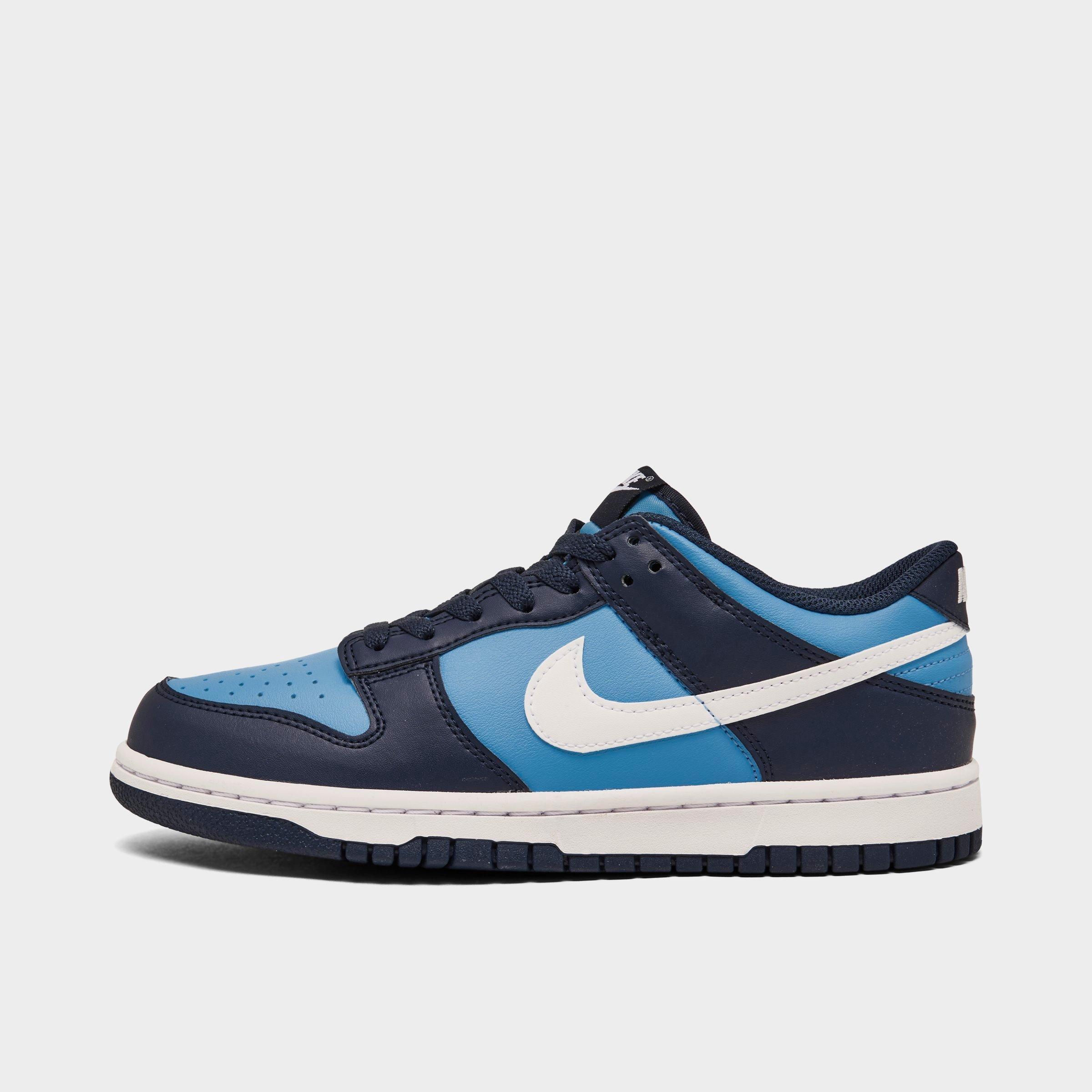 Nike Dunk Low Big Kids' Shoes in Blue