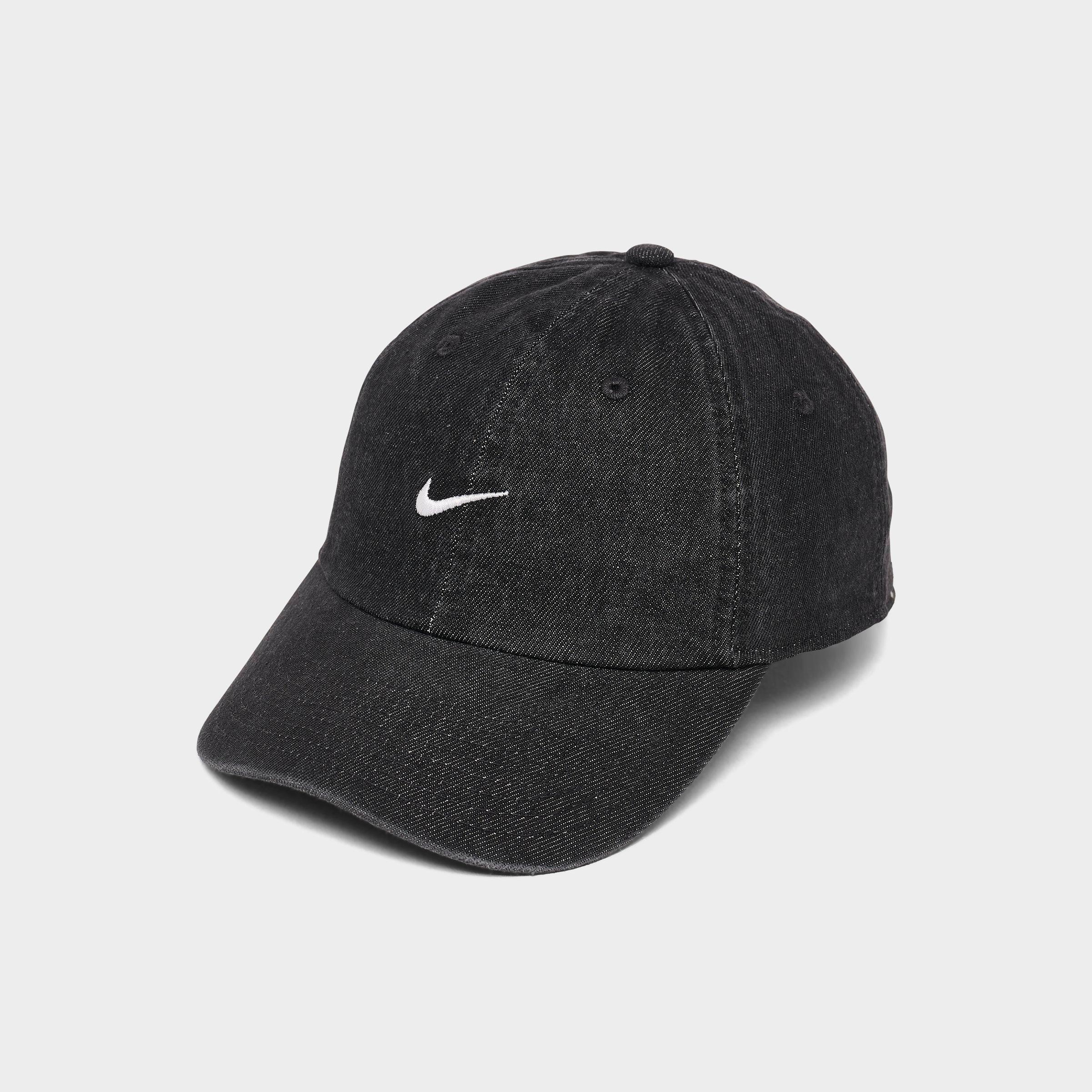 ■Nike■ Club Unstructured Denim Cap M Black White HF0383010 Nike Club Unstructured Denim Strapback Hat | Finish Line