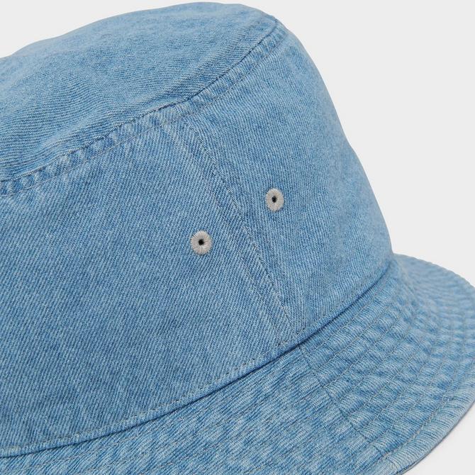 Top view of Nike Apex Denim Bucket Hat in Aegean Storm/Thunder Blue/White Click to zoom