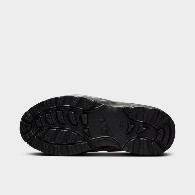 Bottom view of Big Kids' Nike Manoa Leather Boots in Wheat/Wheat/Black Click to zoom