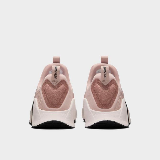 Left view of Women's Nike Free Metcon 6 Premium Training Shoes in Pink Oxford/Black/Light Soft Pink Click to zoom