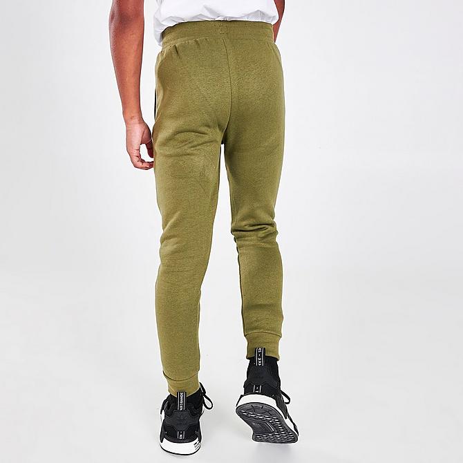 Back Right view of Kids' adidas Originals Essential Jogger Pants in Orbit Green Click to zoom