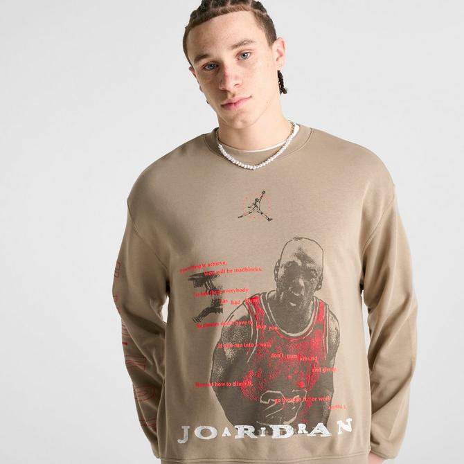 Mens jordan crew neck sweatshirts hotsell