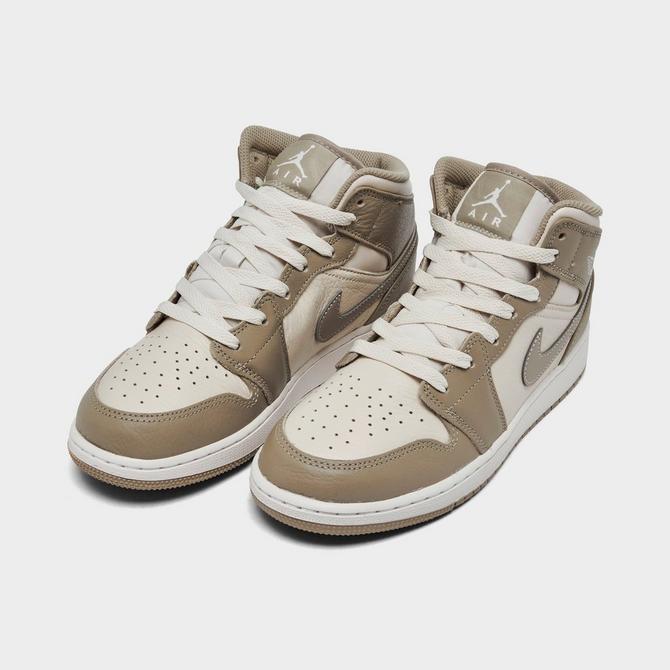 Big Kids Air Jordan Retro 1 Mid Casual Shoes