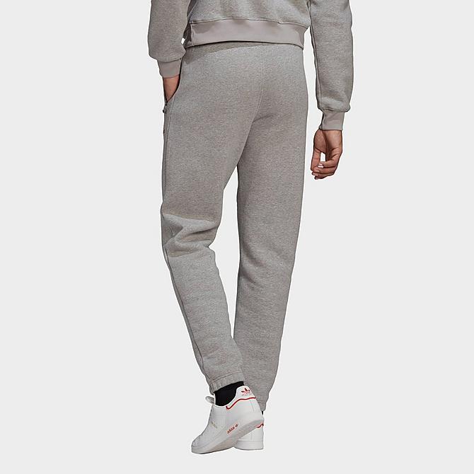 Front Three Quarter view of adidas Originals Sports Club Sweat Pants in Medium Grey Heather Click to zoom