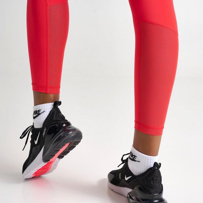 Women s Nike Pro 365 High Waisted 7 8 Mesh Panel Leggings Finish Line