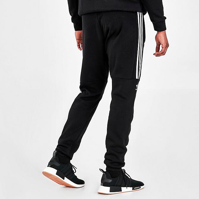 Back Right view of Men's adidas Originals Sticker Pack Jogger Pants in Black Click to zoom