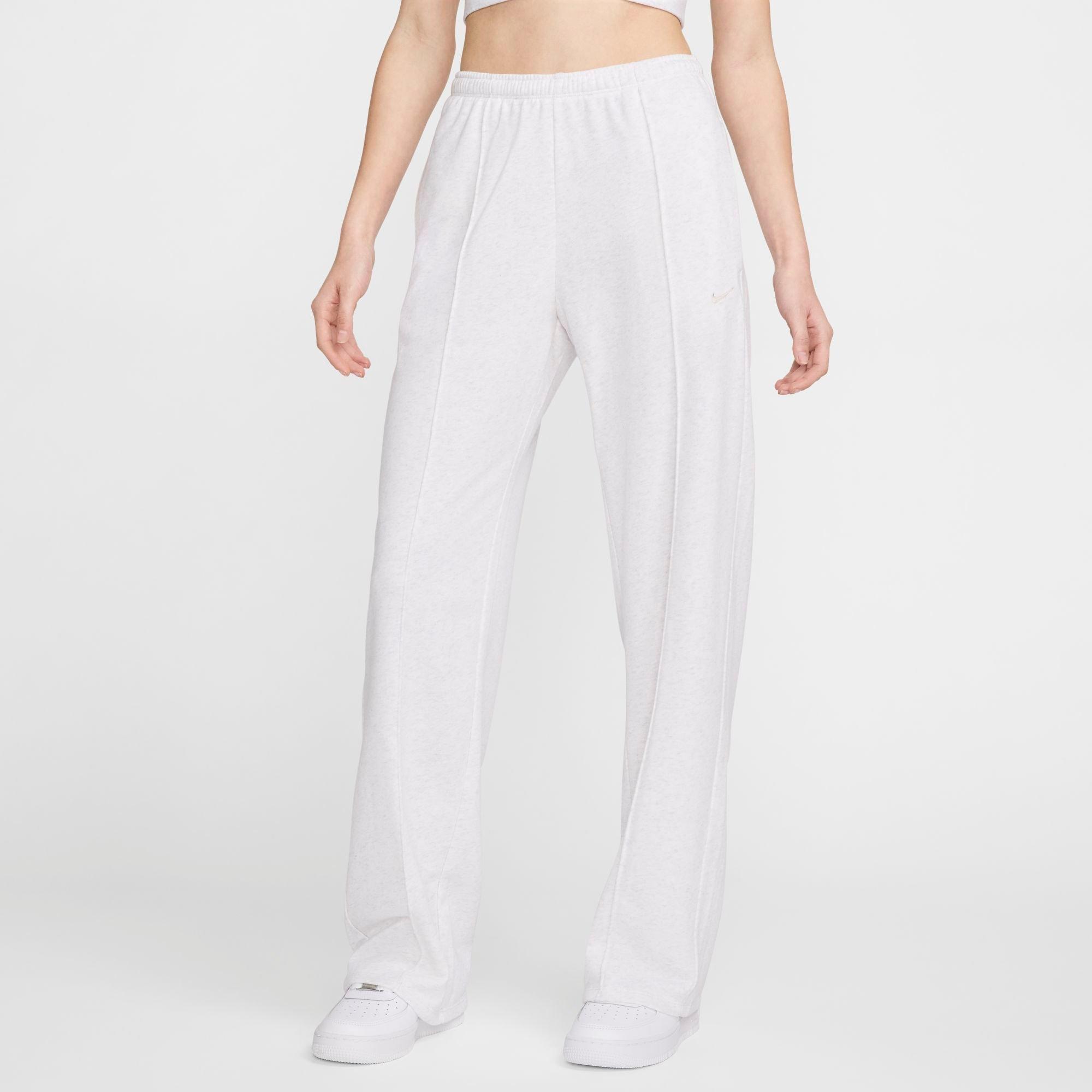 ■NIKE■ Sportswear Chill Velour Mid Rise Open Hem Sweatpant Women's Nike Sportswear Chill Mid-Rise French Terry Open-Hem