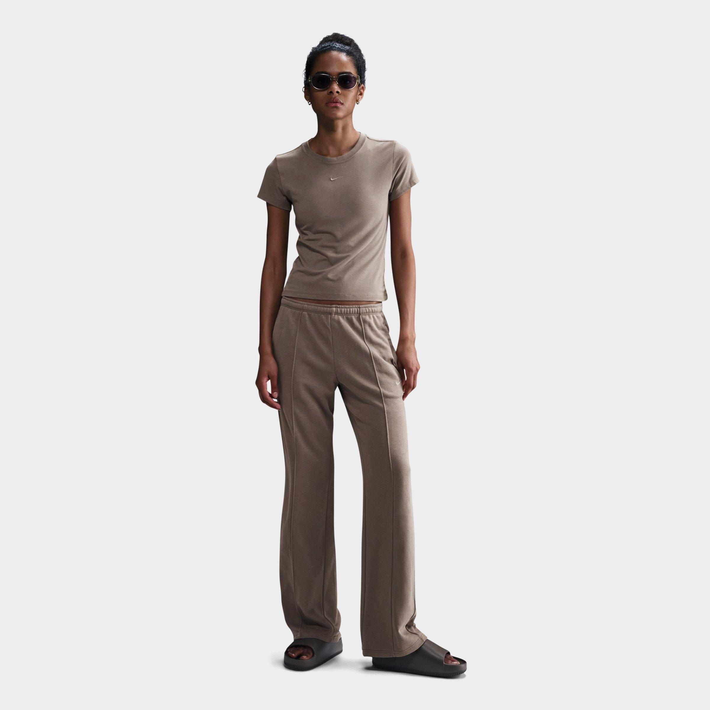■NIKE■ Sportswear Chill Velour Mid Rise Open Hem Sweatpant Nike Sportswear Chill Knit Women's Mid-Rise Velour Pants