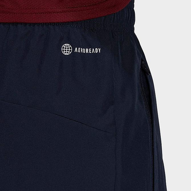 Back Right view of Men's adidas AEROREADY Designed To Move Logo Shorts in Ink Click to zoom