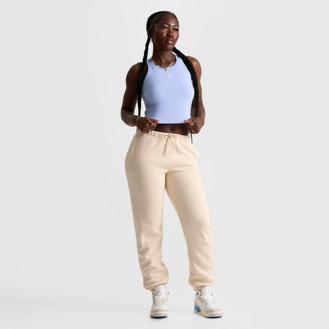 [angle] view of Women's Jordan Essentials Cropped Tank Top in Aluminum Click to zoom