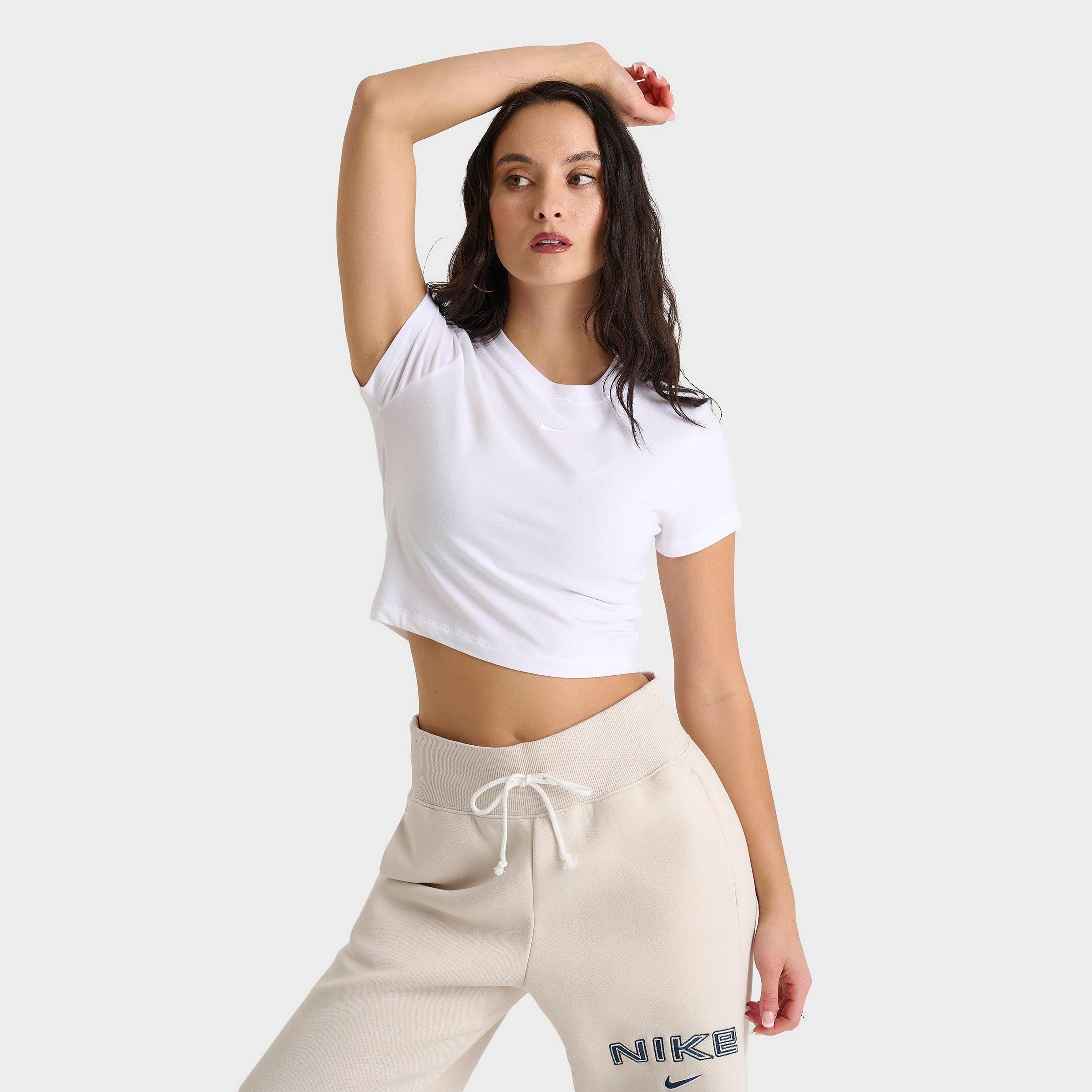 Women's Nike Sportswear Essential Slim Crop T-Shirt | Finish