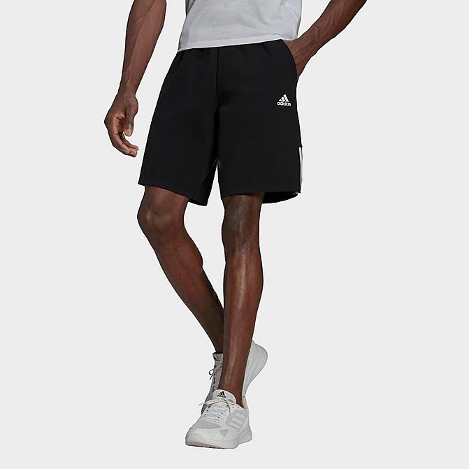 Front view of Men's adidas AEROREADY Motion Sport Shorts in Black Click to zoom
