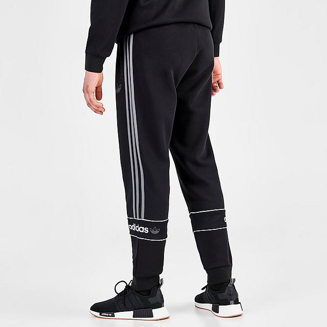Back Right view of Men's adidas Originals Itasca 20 Jogger Pants in Black Click to zoom