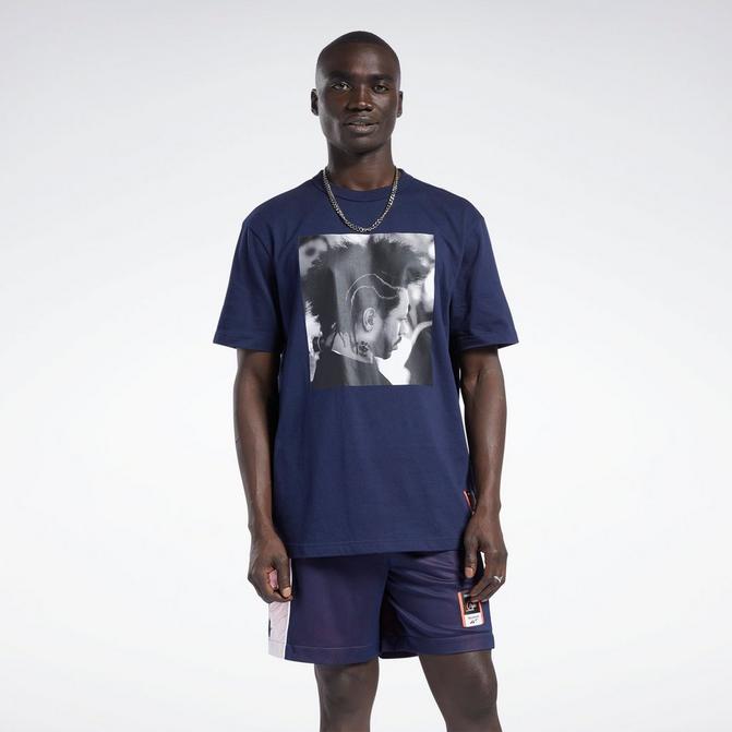 Men’s Reebok Iverson Basketball I3 Graphic Print Short-Sleeve T-Shirt – Finish Line