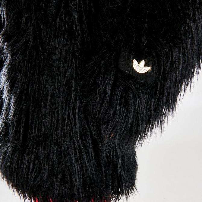 Women's adidas Originals Faux Fur Jacket Finish Line