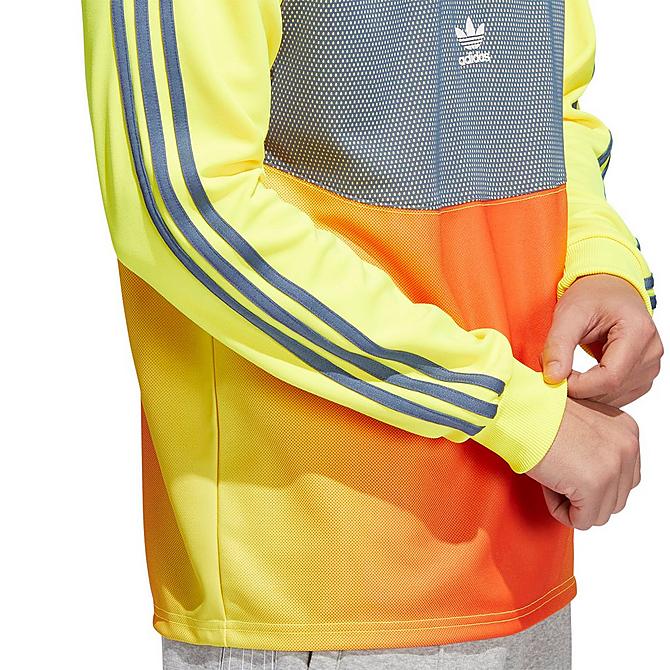 [angle] view of Men's adidas Originals Goalkeeper Jersey in Beam Yellow Click to zoom