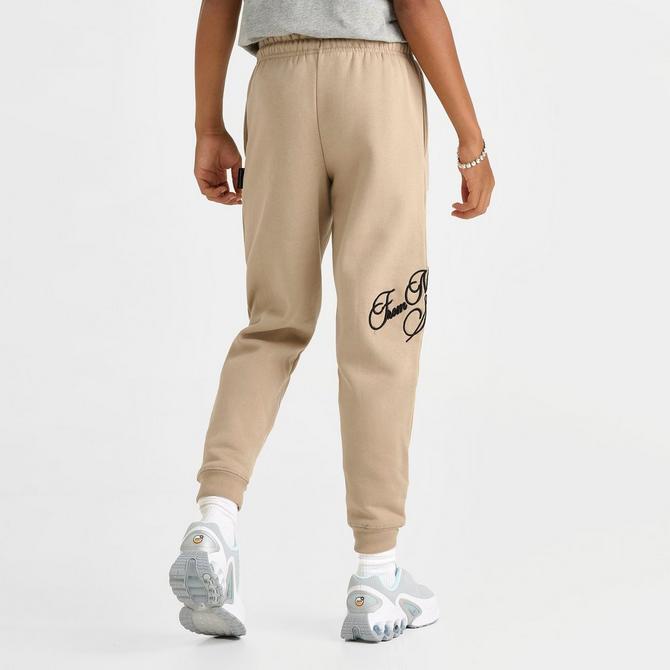 [angle] view of Kids' Hoodrich Flight Dove Jogger Pants in Oxford Tan Click to zoom