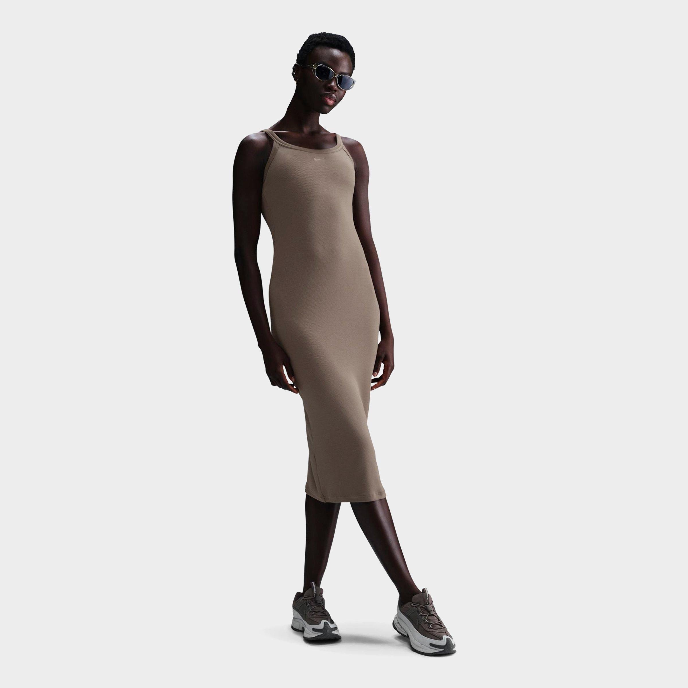 NIKE★ボディスキミングリブニットドレスChill Knit Tank Dress Nike Sportswear Chill Knit Women's Tight Mini-Rib Tank Dress