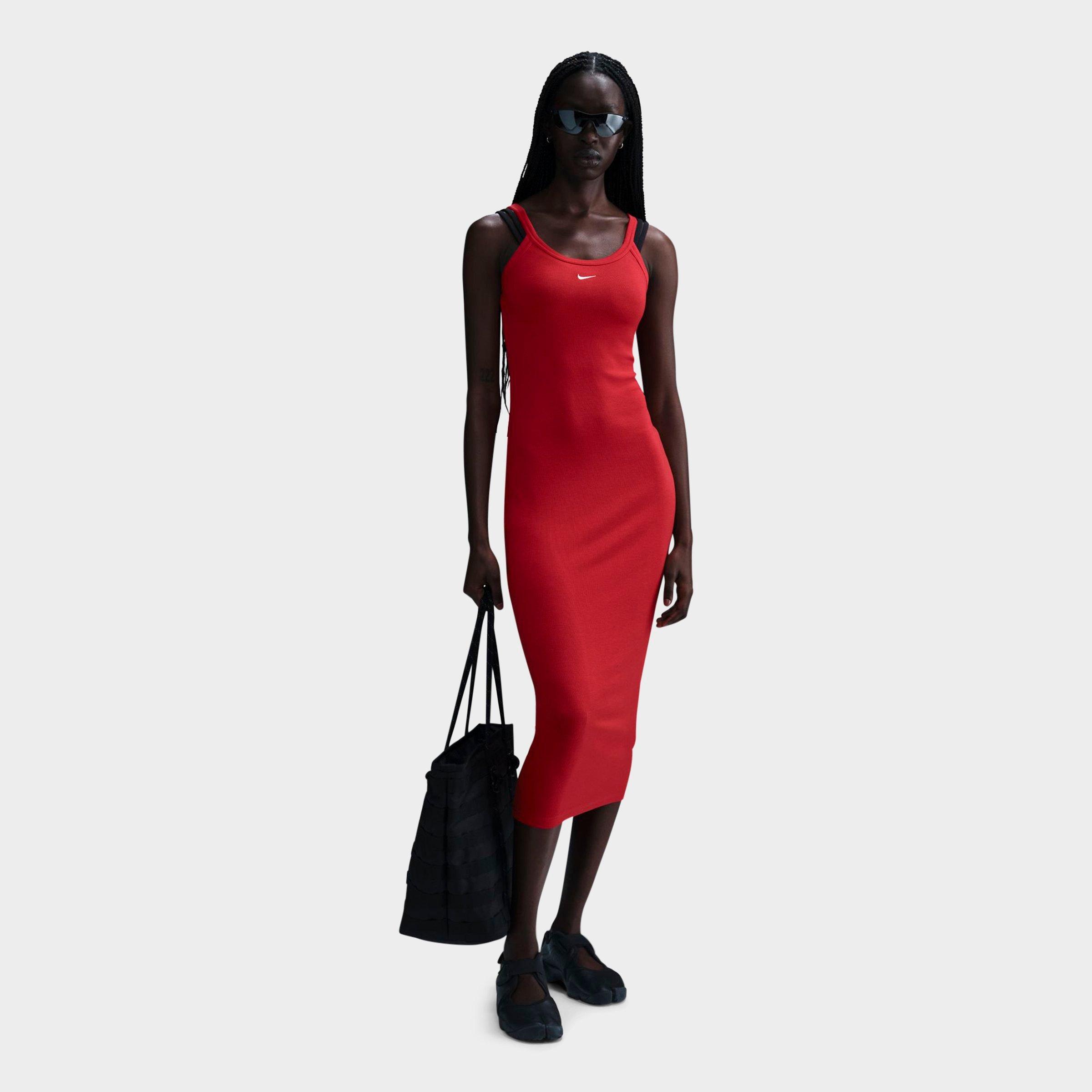 NIKE★ボディスキミングリブニットドレスChill Knit Tank Dress Nike Sportswear Chill Knit Women's Tight Mini-Rib Tank Dress