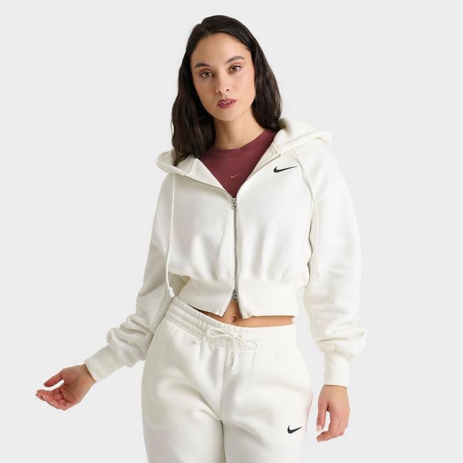 Women's Nike Sportswear Phoenix Fleece Crop Full-Zip Hoodie