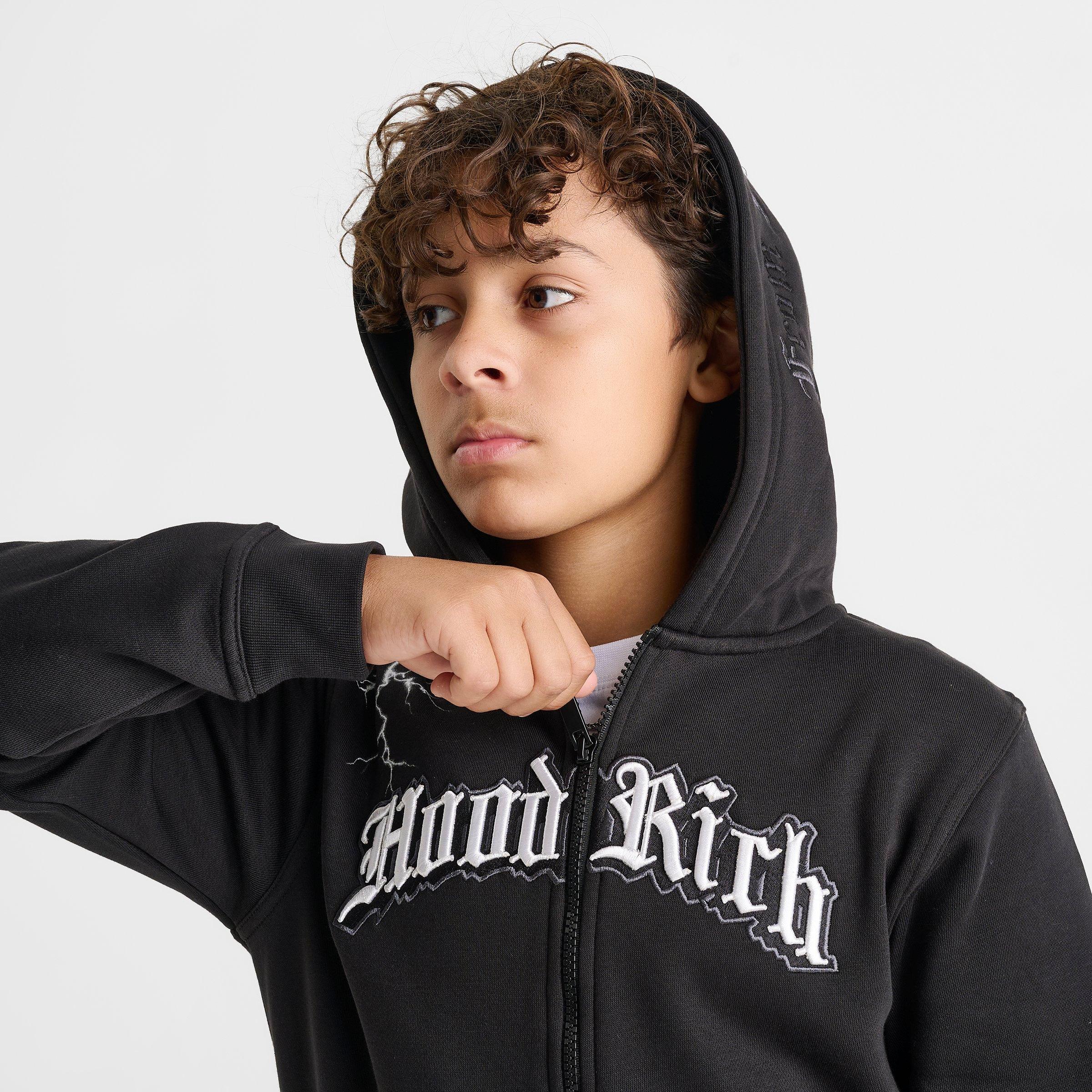 Big Kids' Hoodrich Gothic Lightning Full-Zip Hoodie | Finish Line