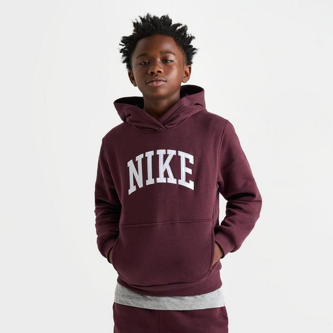 Kids Nike Arch Club Pullover Hoodie Finish Line