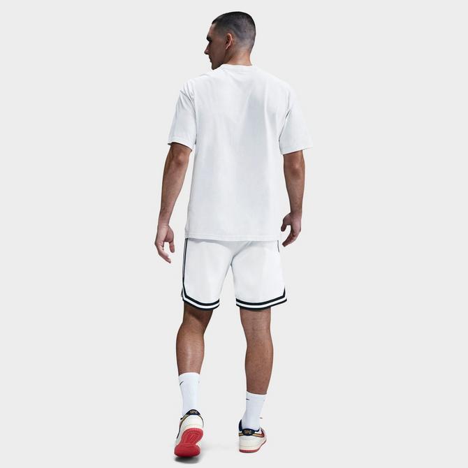 [angle] view of Men's Nike Summer League Basketball T-Shirt in Photon Dust Click to zoom
