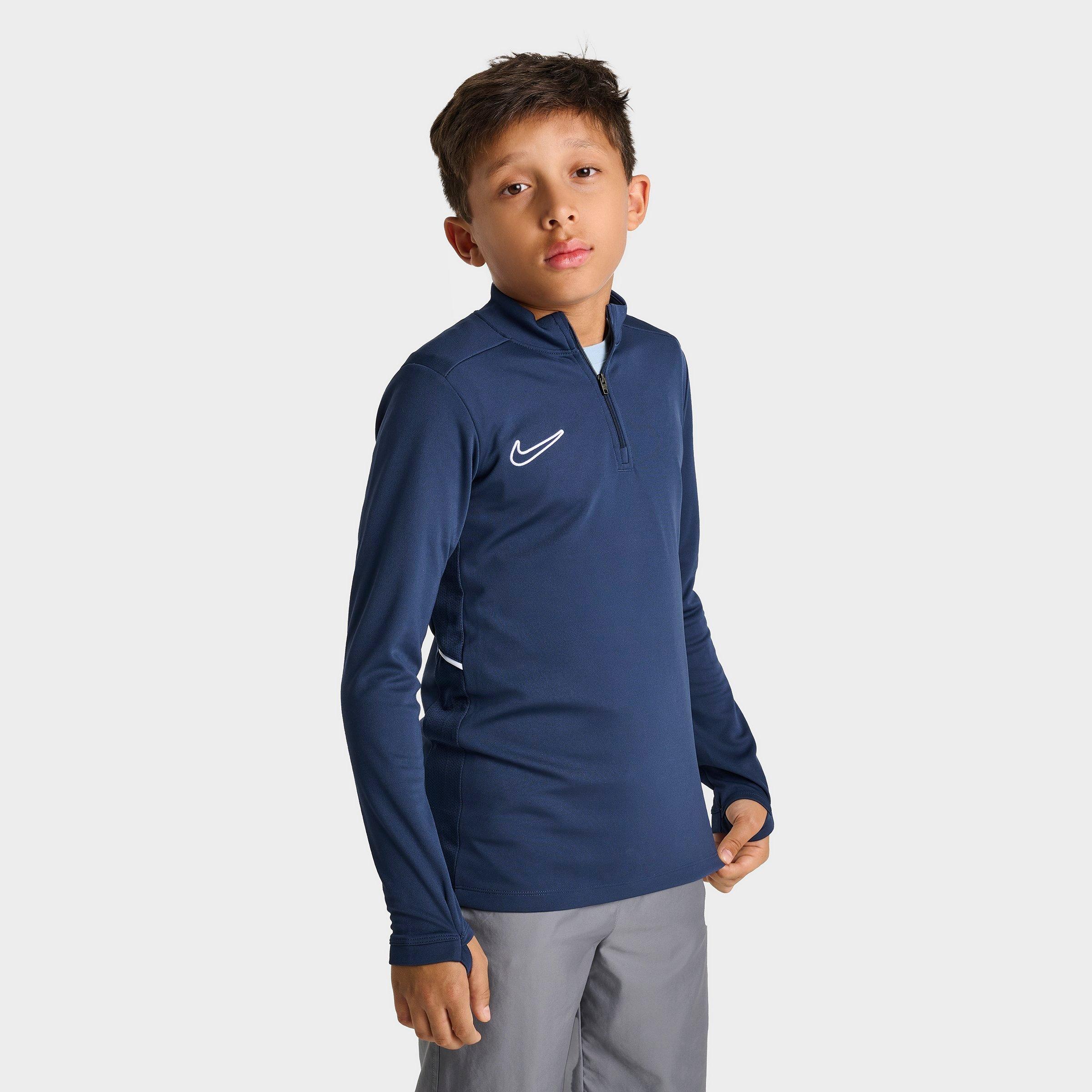 Kids' Nike Academy Dri-FIT Quarter-Zip Soccer Drill Top | Finish Line