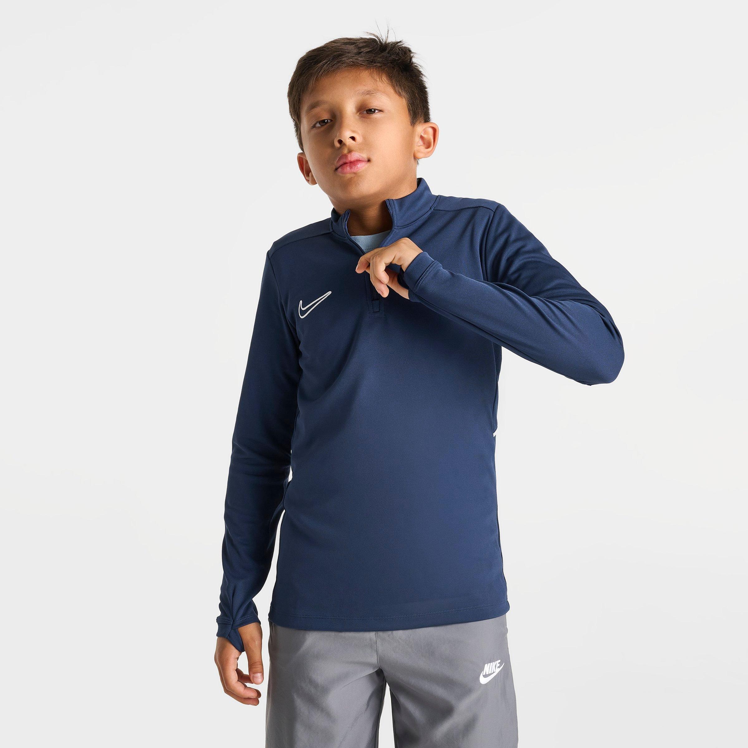 Kids' Nike Academy Dri-FIT Quarter-Zip Soccer Drill Top | Finish Line