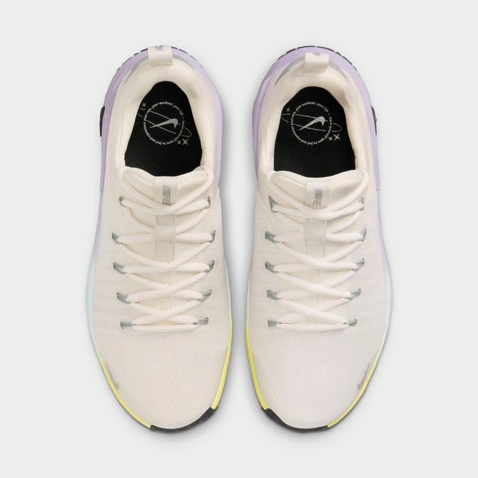 Back view of Women’s Nike Free Metcon 6 SE Training Shoes in Phantom/Metallic Silver/Black/Hydrangeas Click to zoom