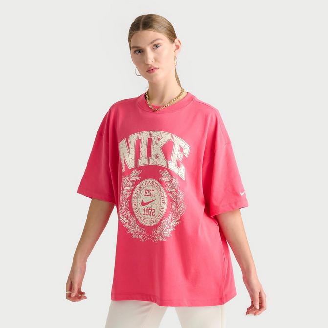 Women s Nike Sportswear Essential Campus Oversized T Shirt