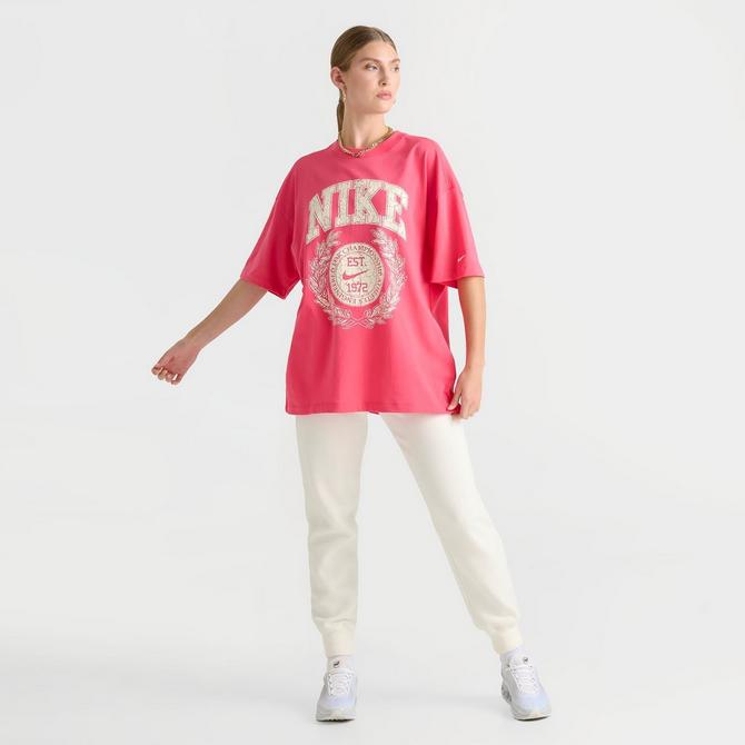 Women s Nike Sportswear Essential Campus Oversized T Shirt Finish Line