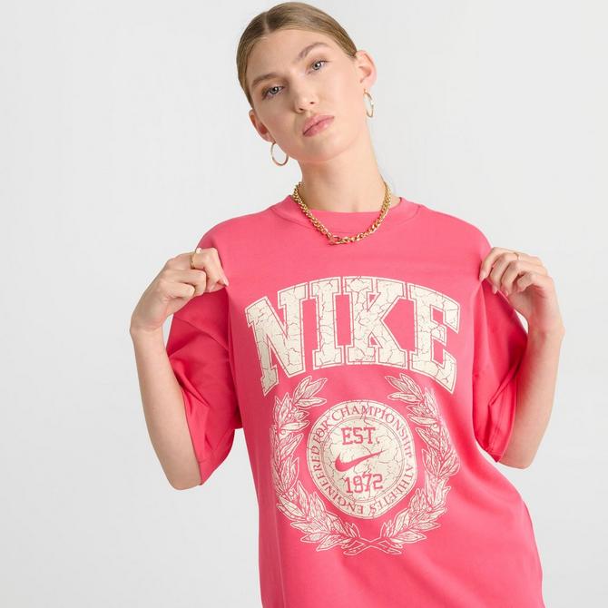 Women s Nike Sportswear Essential Campus Oversized T Shirt