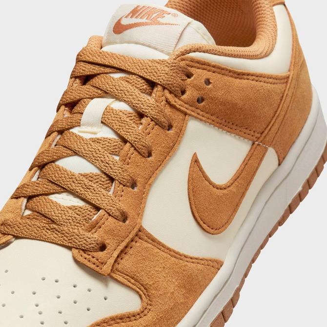Front view of Women's Nike Dunk Low Next Nature Casual Shoes in Coconut/Flax/Sail Click to zoom
