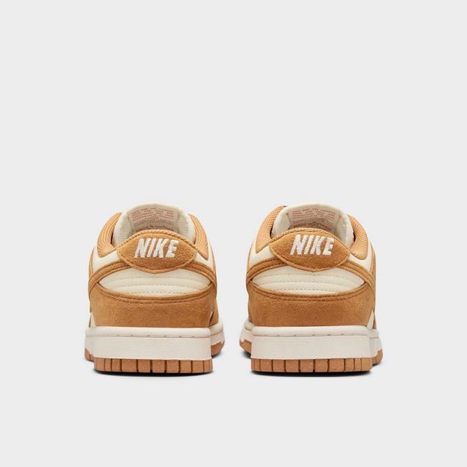 Left view of Women's Nike Dunk Low Next Nature Casual Shoes in Coconut/Flax/Sail Click to zoom