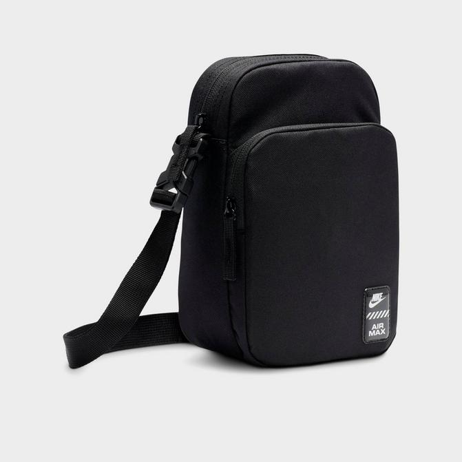 Front view of Nike Heritage Air Max Crossbody Bag (4L) in Black Click to zoom