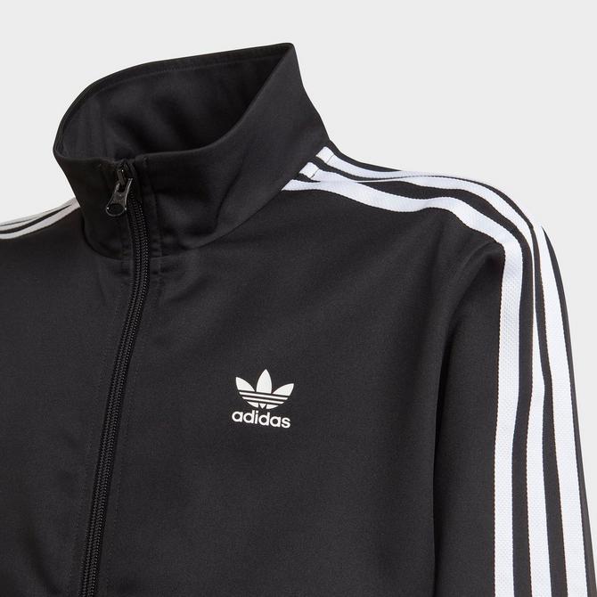[angle] view of Kids' adidas Originals adicolor Jumpsuit in Black Click to zoom