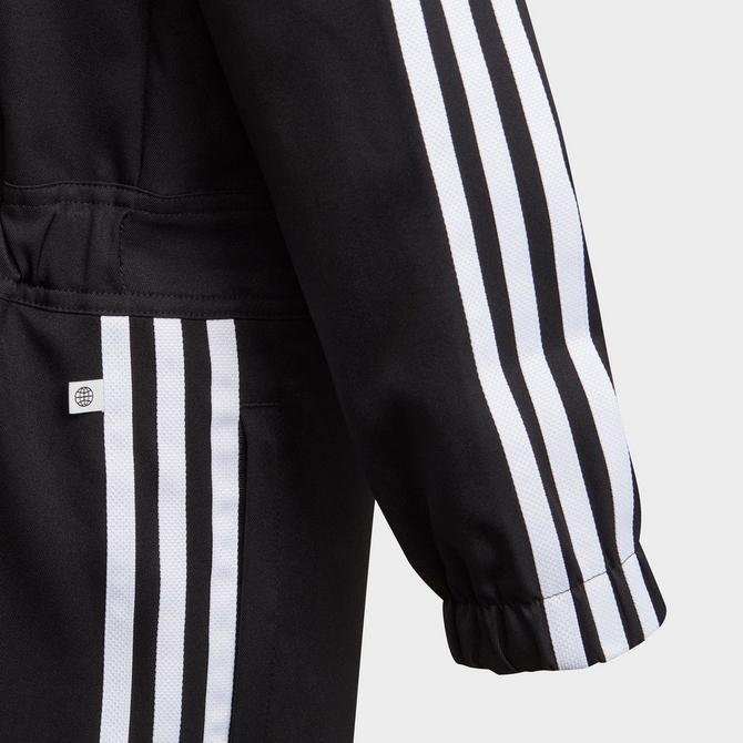 [angle] view of Kids' adidas Originals adicolor Jumpsuit in Black Click to zoom