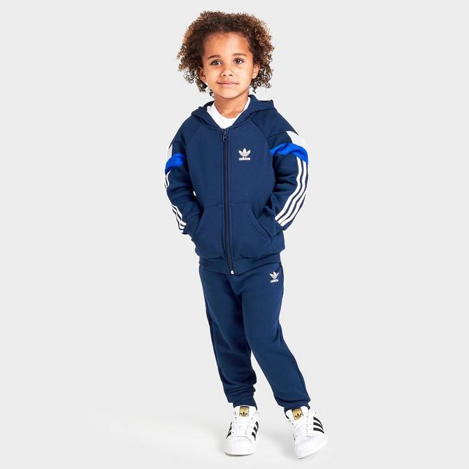 Infant and Toddler adidas Originals Full-Zip Hoodie and Jogger Set| Finish