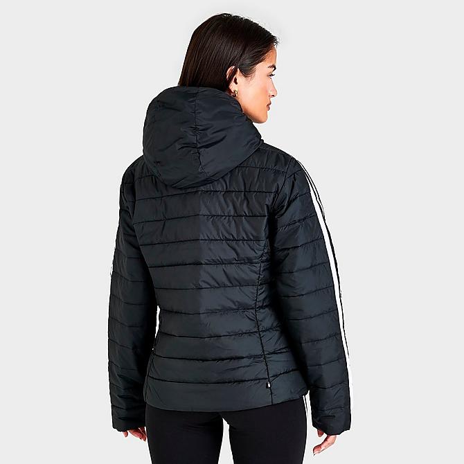 Back Right view of Women's adidas Originals Puffer Jacket in Black Click to zoom