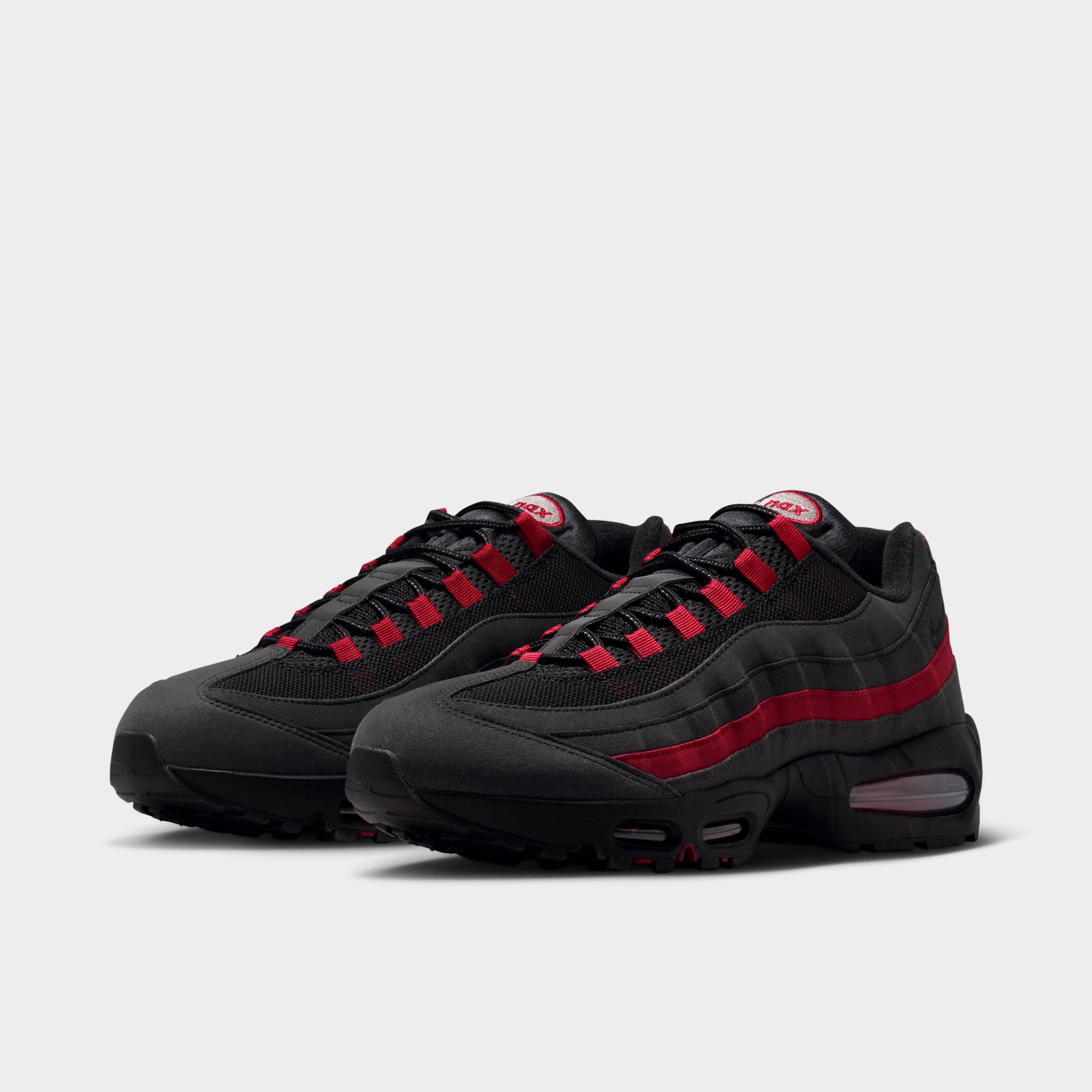 Nike Size Men\'s 11.5‎ Black/Grey/ Red Air Integrate Nike - Unisex - GS Air Max 90 - Black/Cool Grey/Gym Red – Nohble main image 4