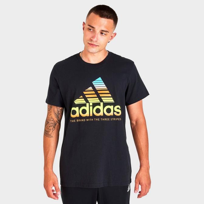 Men's adidas Badge Sport Gradient Graphic T-Shirt| Line