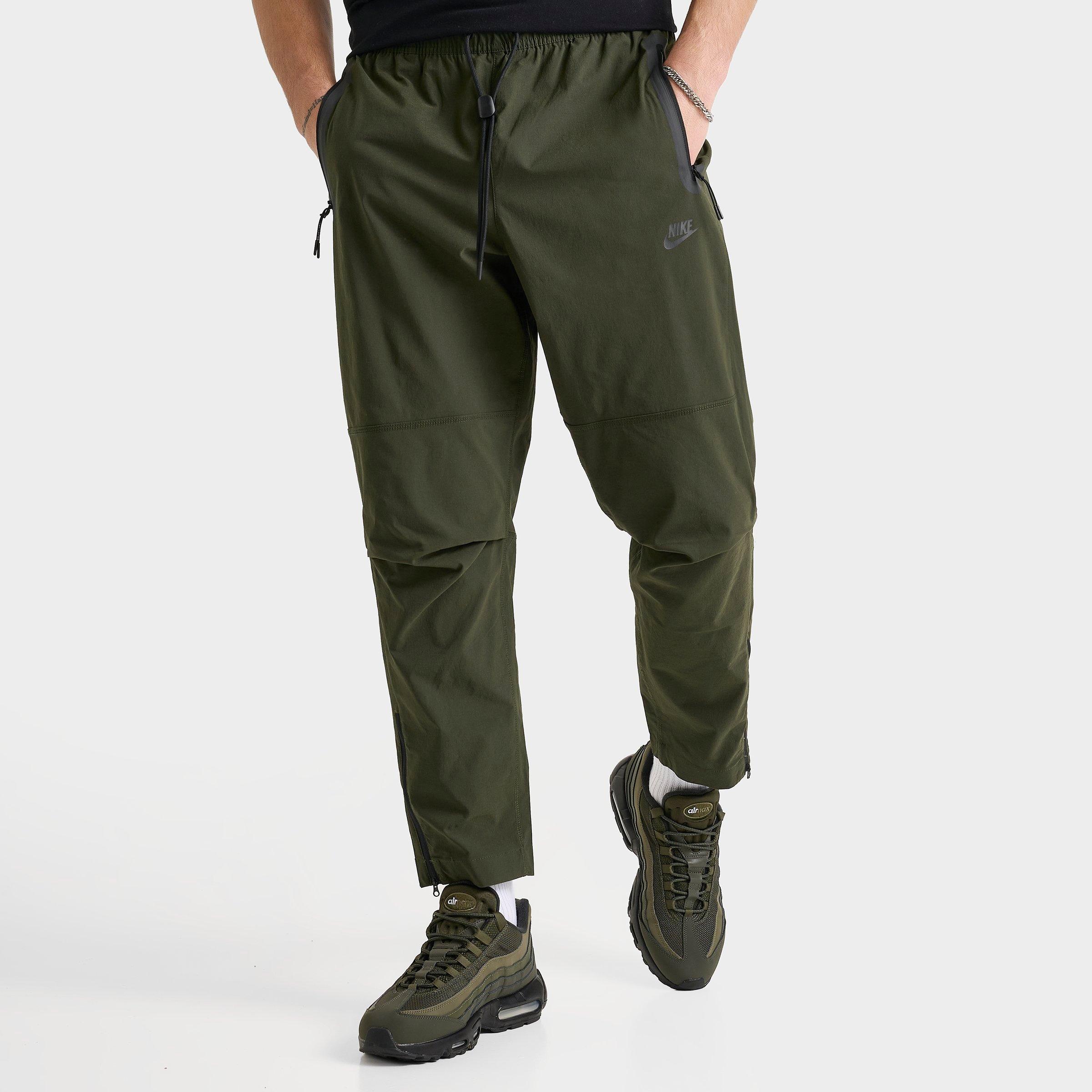 ★★Nike★★ Tech Woven Open Hem Pants M Sequoia Black HM715 NIKE TECH WOVEN ZIP-OFF PANTS 