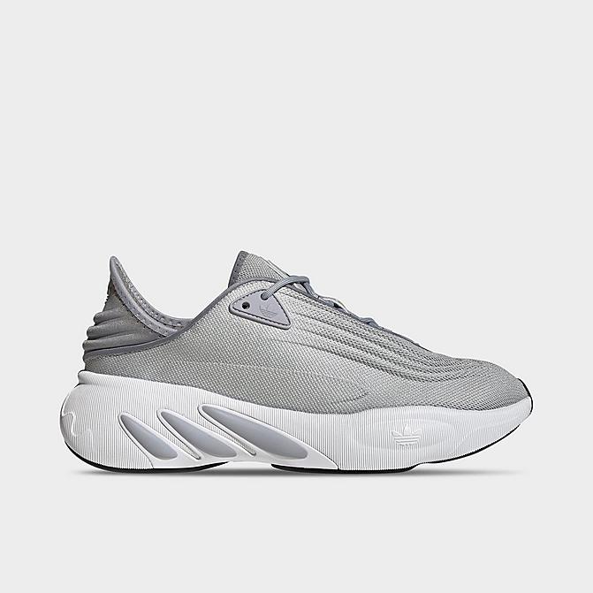 Right view of Men's adidas Originals adifom SLTN Casual Shoes in Halo Silver/Halo Silver/Grey Click to zoom