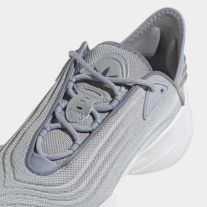 Front view of Men's adidas Originals adifom SLTN Casual Shoes in Halo Silver/Halo Silver/Grey Click to zoom